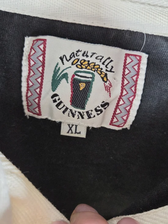 🆕️ Vintage Guinness Dublin Men's Rugby Long Sleeve Shirt - Picture 7 of 16